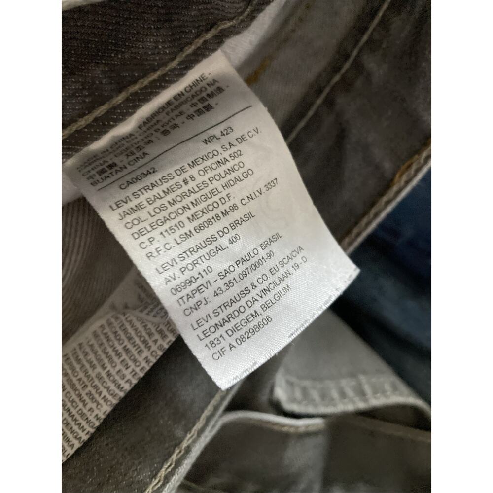 Levi's 559 Men's Jeans W34 L34 Relaxed Straight Fit Gray Denim - Picture 11 of 16